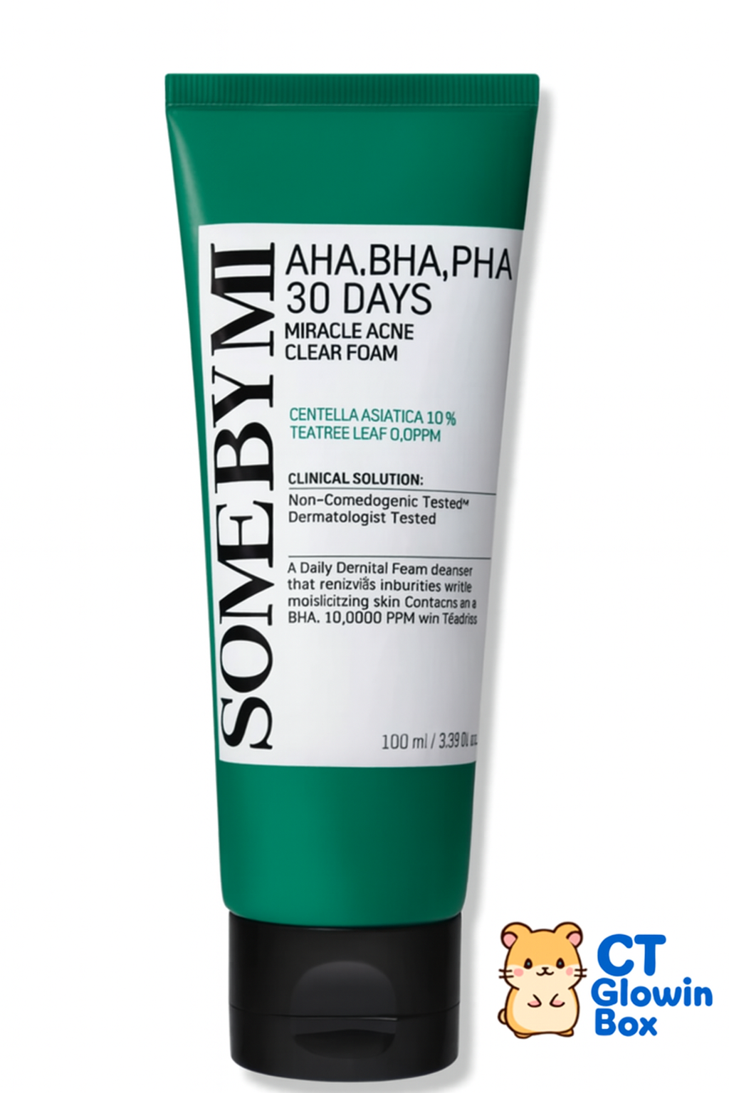 Miracle Clear foam cleanser | AHA BHA PHA face cleanser | Tea tree acne foam cleanser | Exfoliating pore cleansing foam | Daily foam cleanser for acne-prone skin | Miracle Clear exfoliating cleanser | AHA BHA PHA tea tree facial wash | Gentle foaming acne face wash | Clear skin foam cleanser 3.38oz | Deep cleansing exfoliating foam wash