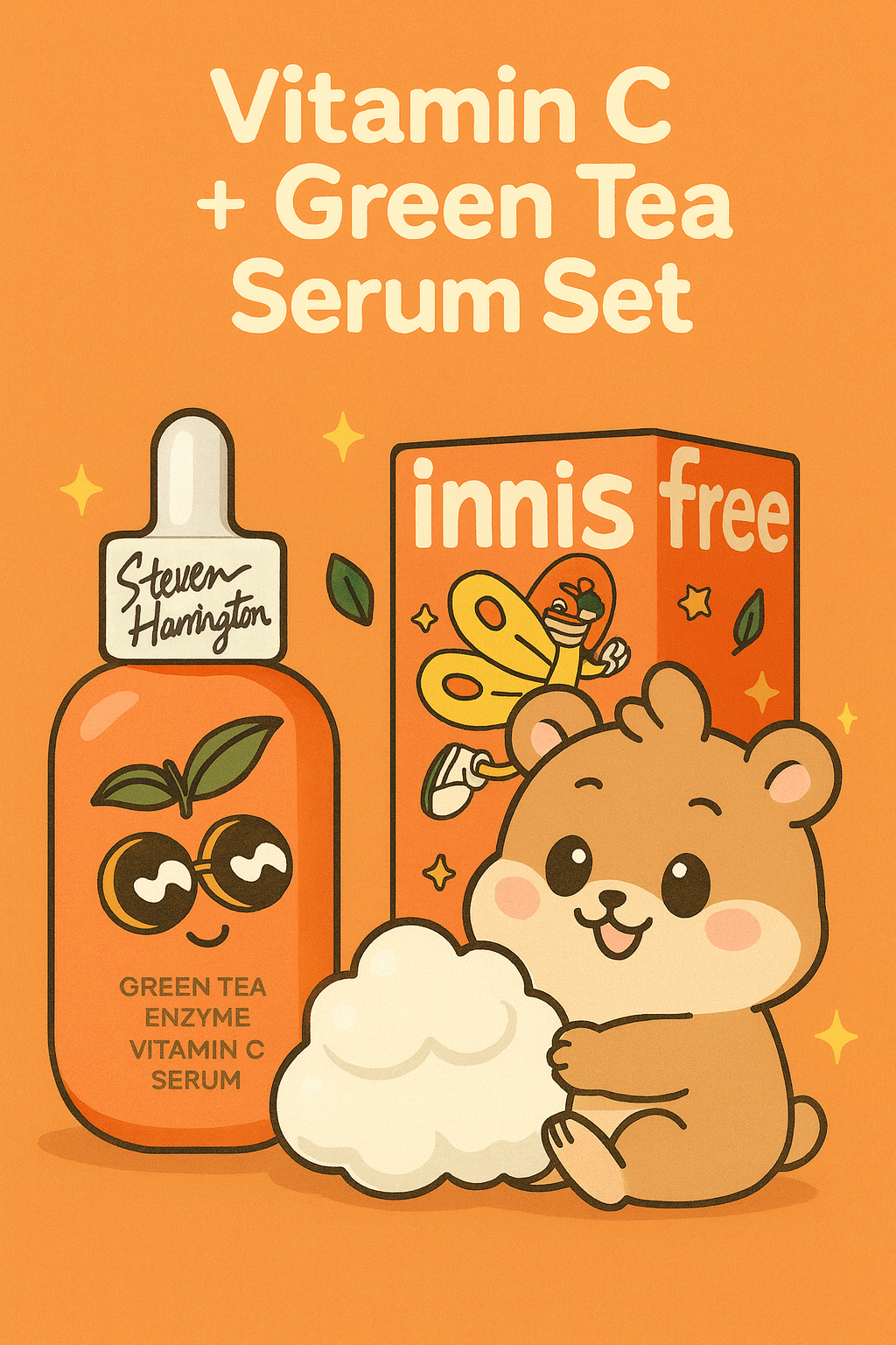 Citrus Glow Enzyme Duo set | Vitamin C and green tea skincare | Limited edition brightening skincare set | Citrus enzyme skincare duo | Brightening vitamin C gift set | Green tea antioxidant skincare set | Radiant glow skincare duo | Citrus and green tea enzyme kit | Gentle exfoliating skincare duo | Limited edition citrus glow set
