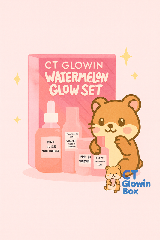 Watermelon Glow skincare set | Hydrating niacinamide skincare bundle | AHA and niacinamide glow kit | Watermelon extract skincare set | Brightening AHA skincare routine | Complete glow skincare bundle | Hydrating watermelon skincare kit | Skincare set for radiant skin | Niacinamide and AHA face care set | Watermelon glow hydration kit